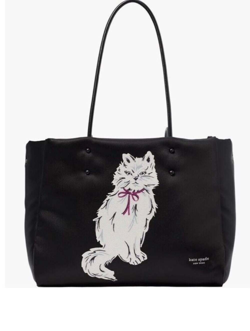 Kate Spade New York Whiskers Crystal Embellished Large NWT